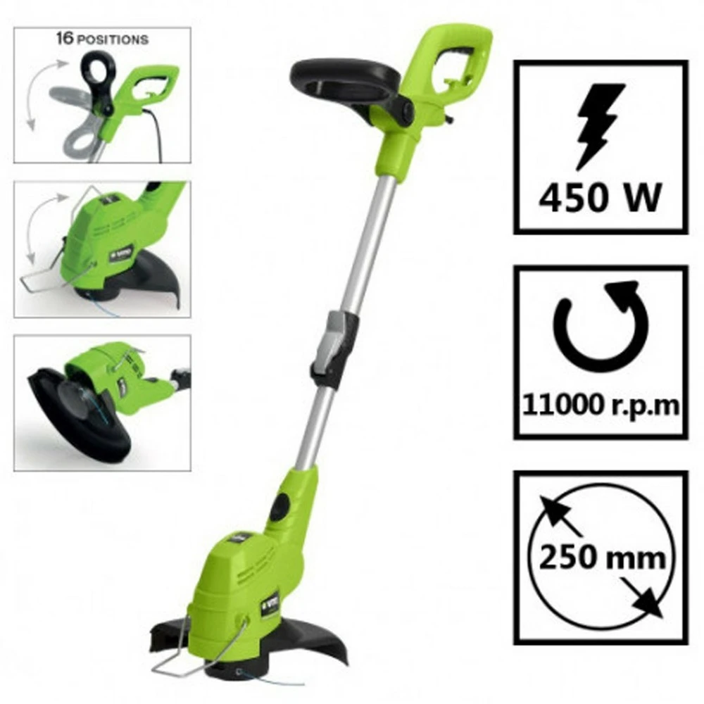 Pack Jardin Coupe Bordure 450 W Vito + Casque De Protection Vito + Gants Vito 4 Pack Jardin Coupe Bordure 450 W Vito + Casque De Protection Vito + Gants Vito – Image 2