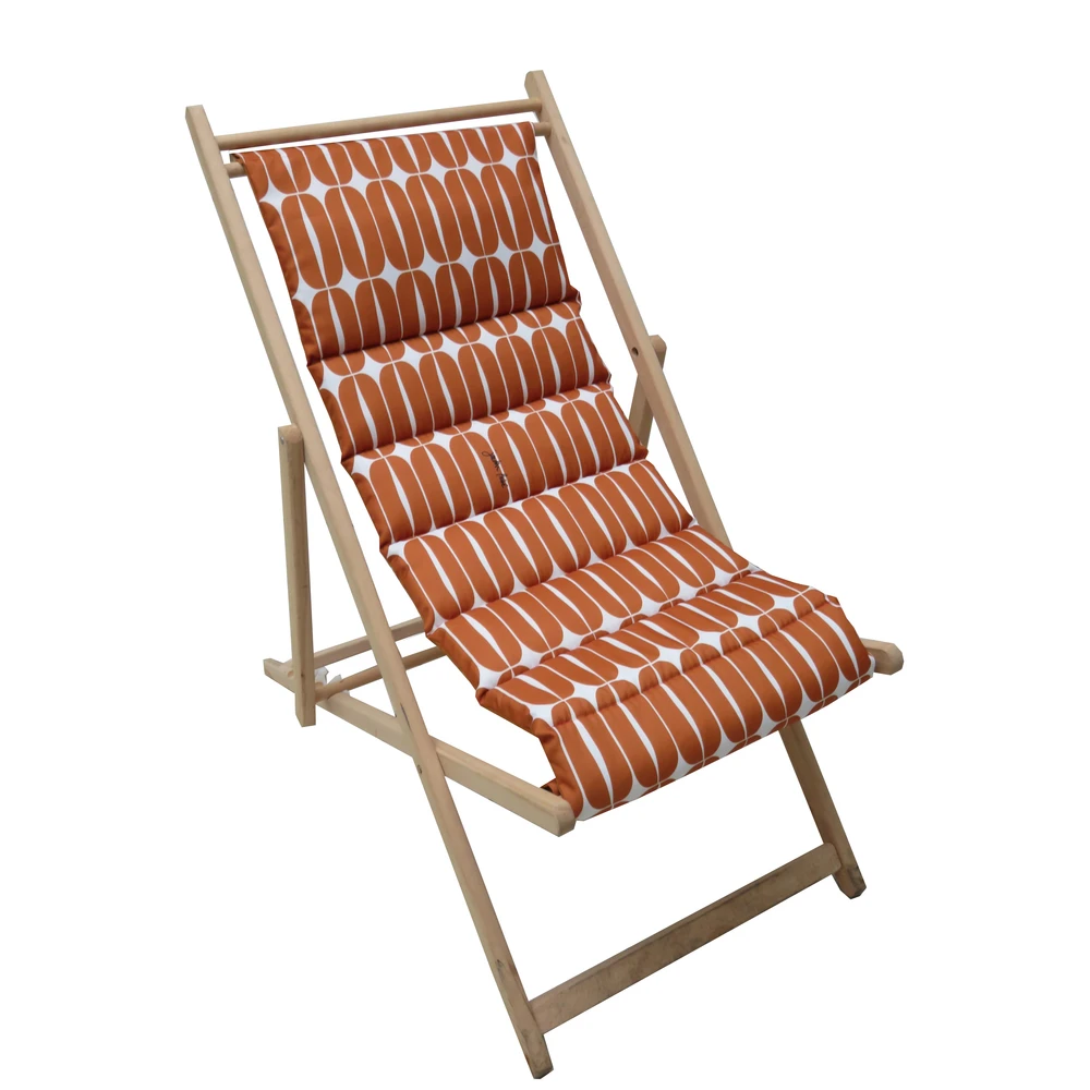 Chilienne Matelassée Vibration Ocre Rouge 55x106 H96 Cm 3 Chilienne Matelassée Vibration Ocre Rouge 55x106 H96 Cm