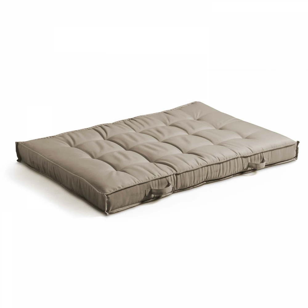 Coussins Pour Palette Matelassés Taupe 4 Coussins Pour Palette Matelassés Taupe – Image 2