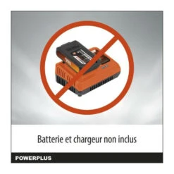 Tronçonneuse A Batterie 40v Dual Power Powdpg7576 - Guide De 350 Mm, Moteur Brusless - Livrée Sans Batterie Ni Chargeur -Jardinage Fournitures Soldes 2d69330c56d8cd5f