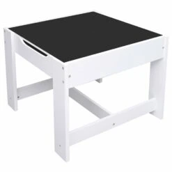 VIDAXL Table Pour Enfants Avec 2 Chaises Blanc Mdf -Jardinage Fournitures Soldes 343140e92c952755