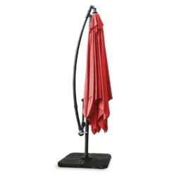 Parasol Déporté Carré 3x3m Aluminium Rouge 11 Parasol Déporté Carré 3x3m Aluminium Rouge -Jardinage Fournitures Soldes 4d9ff2005ea3645a