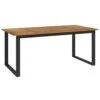 VIDAXL Table De Jardin Et Pieds En Forme De U 180x90x75 Cm Bois Acacia