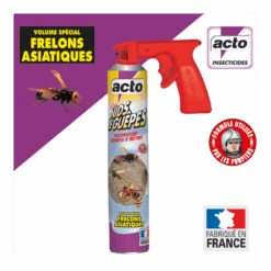 Lot De 4 Aérosols Acto Spécial Nids De Guepes - Efficacité Professionnelle - Vol -Jardinage Fournitures Soldes 562f0d038f752609