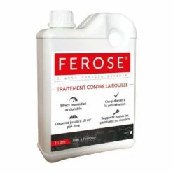 Traitement Curatif Anti Rouille Convertisseur De Rouille Ferose - Bidon 1 Litre