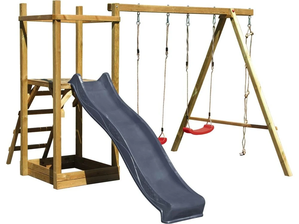 Aire De Jeux "kubus" Avec échelle Inclinée - 320 X 350 X 210 Cm 4 Aire De Jeux "kubus" Avec échelle Inclinée - 320 X 350 X 210 Cm – Image 2