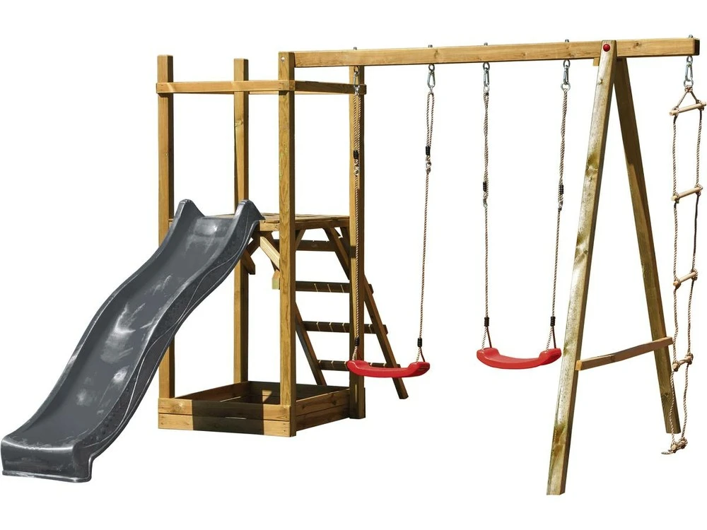 Aire De Jeux "kubus" Avec échelle Inclinée - 320 X 350 X 210 Cm 3 Aire De Jeux "kubus" Avec échelle Inclinée - 320 X 350 X 210 Cm