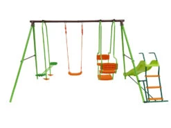 Portique Acier "ludo" - 1.96m - 4 Agrès -Jardinage Fournitures Soldes 62384504847658.70803994