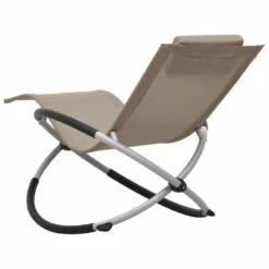 VIDAXL Chaise Longue Pour Enfants Acier Taupe -Jardinage Fournitures Soldes 627a6e94966b47.41272594