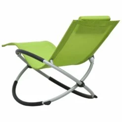 VIDAXL Chaise Longue Pour Enfants Acier Vert -Jardinage Fournitures Soldes 627a6e9508db12.50433387