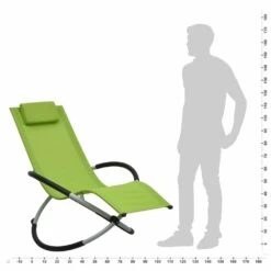 VIDAXL Chaise Longue Pour Enfants Acier Vert -Jardinage Fournitures Soldes 627a6e951c2833.34893167