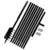 VIDAXL Tarière De Sol Avec Manche 120 Mm Et Tube D'extension 9 M Acier -Jardinage Fournitures Soldes 630d1e6a8ec700.00031929