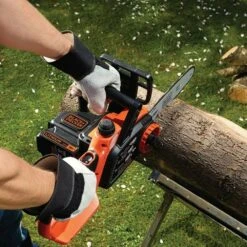 Black & Decker Tronçonneuse à Batterie Lithium-ion18v 2.0 Ah Guide Lame 25 Cm Gkc1825l20 -Jardinage Fournitures Soldes 63319b5fc2f7b0.04268996