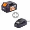 Batterie Lithium Ion 18 Volts 3ah Avec Chargeur 2.4a Villager Fuse -Jardinage Fournitures Soldes 63503eda0383f3.50681249
