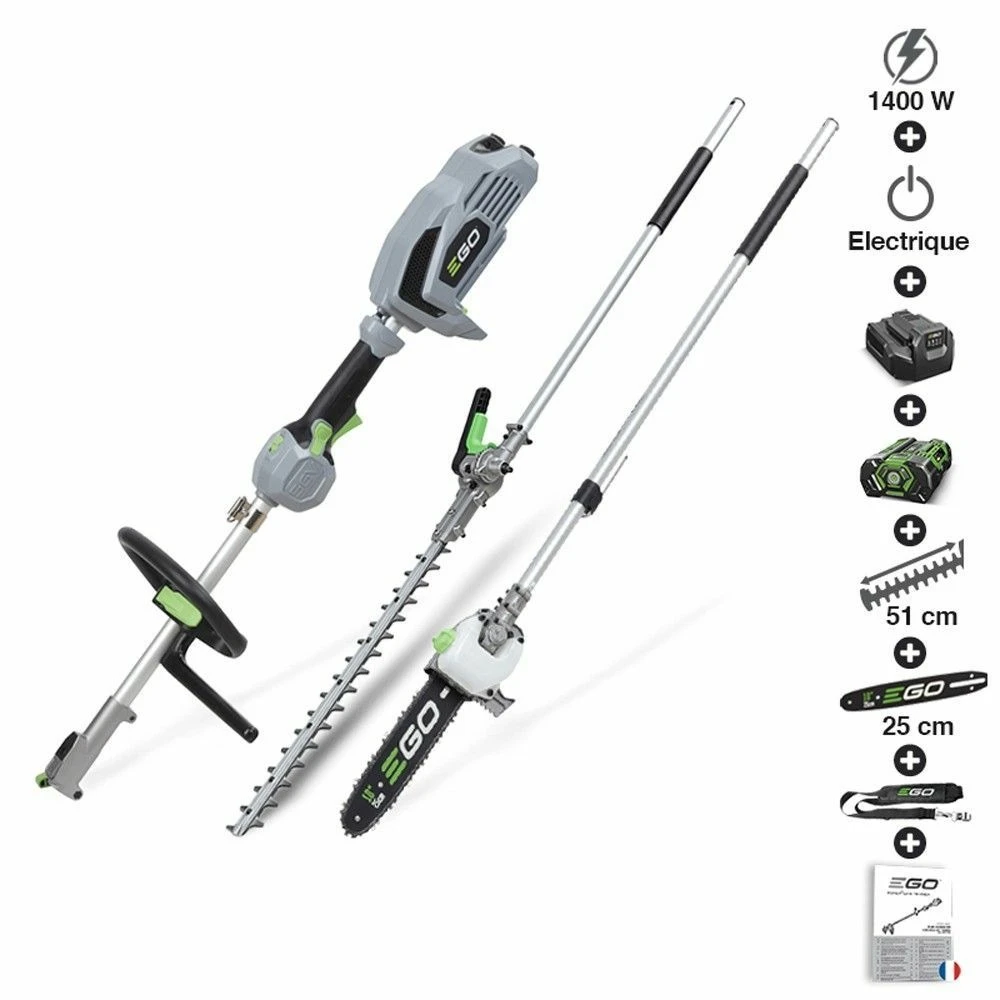 Pack élagage Entretien Arbres Et Haies Avec Moteur Chargeur Batterie 56v Ego 3 Pack élagage Entretien Arbres Et Haies Avec Moteur Chargeur Batterie 56v Ego