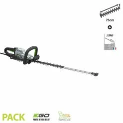 Taille-haies Professionnel Sans Fil Lamier Double 75 Cm Coupe 33 Mm Htx7500 Ego