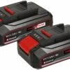 Einhell Batterie 2x 18v 2,5ah Pxc-twinpack Cb -Jardinage Fournitures Soldes 636bf53a40ac52.95864056