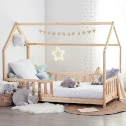 ATMOSPHERA Lit Cabane En Bois Pour Enfant Bosco De 90 X 190 Cm 7 ATMOSPHERA Lit Cabane En Bois Pour Enfant Bosco De 90 X 190 Cm -Jardinage Fournitures Soldes 6378fda902d5b6.61314233
