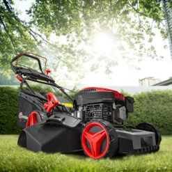 Tondeuse Thermique Autotractée 144.3cc - 46cm Avec Démarrage électrique -mulchin -Jardinage Fournitures Soldes 63c13674ceff40.04494612