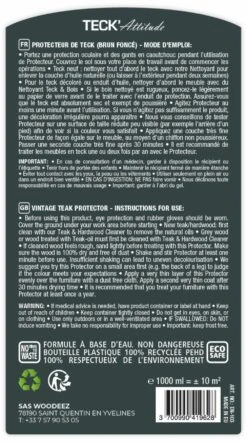 Saturateur Protecteur Pour Teck Vintage 1 L -Jardinage Fournitures Soldes 63cfeef24523c2.28379169