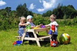 Table Enfant Pour Le Jardin - Table Et Chaise Enfant Avec Boite De Rangement -90x90xh50 Cm - M010-1 -Jardinage Fournitures Soldes 63eb3fd02c1c66.09780358