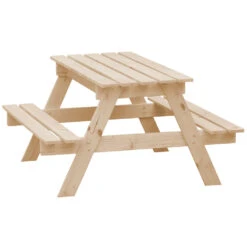 Table Enfant Pour Le Jardin - Table Et Chaise Enfant Avec Boite De Rangement -90x90xh50 Cm - M010-1 -Jardinage Fournitures Soldes 63eb3fd050ae00.23083478