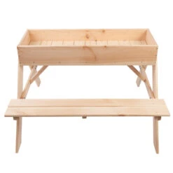 ESSCHERT DESIGN Table Pique Nique Enfant Bac à Sable -Jardinage Fournitures Soldes 641efef1965683.90860656