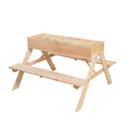 ESSCHERT DESIGN Table Pique Nique Enfant Bac à Sable -Jardinage Fournitures Soldes 641efef1be2519.01277879