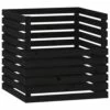 VIDAXL Composteur Noir 80x80x78 Cm Bois Massif De Pin 2 VIDAXL Composteur Noir 80x80x78 Cm Bois Massif De Pin -Jardinage Fournitures Soldes 6422e3c3ce4aa1.24528622
