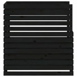 VIDAXL Composteur Noir 100x100x102 Cm Bois Massif De Pin 14 VIDAXL Composteur Noir 100x100x102 Cm Bois Massif De Pin -Jardinage Fournitures Soldes 6422e3c793cce6.85673364
