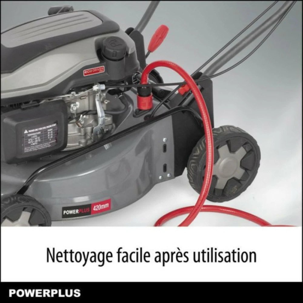 Powerplus Tondeuse A Gazon Thermique Autotractée 42 Cm De Coupe 145 Cc, Poweg63773x 4 Powerplus Tondeuse A Gazon Thermique Autotractée 42 Cm De Coupe 145 Cc, Poweg63773x – Image 2