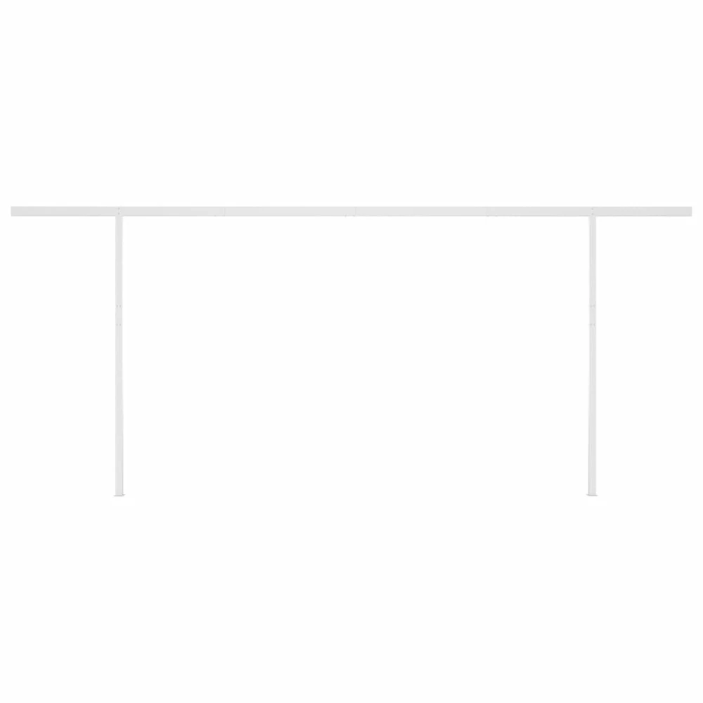 VIDAXL Auvent Automatique Capteur De Vent Et Led 5x3,5 M Crème 9 VIDAXL Auvent Automatique Capteur De Vent Et Led 5x3,5 M Crème – Image 7