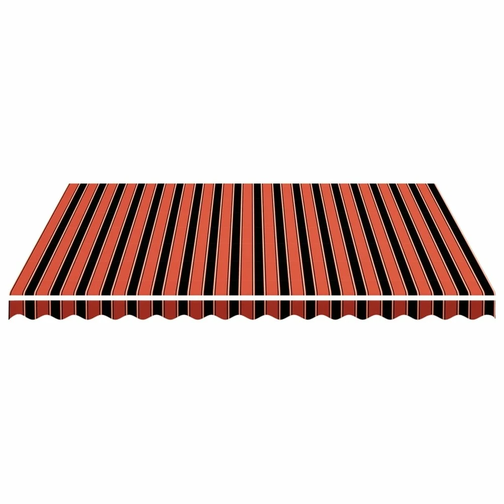 VIDAXL Tissu De Remplacement Pour Auvent Orange Et Marron 4x3,5 M 6 VIDAXL Tissu De Remplacement Pour Auvent Orange Et Marron 4x3,5 M – Image 4