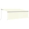 VIDAXL Auvent Manuel Rétractable Avec Store 4x3 M Crème 2 VIDAXL Auvent Manuel Rétractable Avec Store 4x3 M Crème -Jardinage Fournitures Soldes 6426dddf0a6a63.10522188