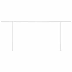 VIDAXL Auvent Automatique Rétractable Poteaux 5x3,5 M Crème -Jardinage Fournitures Soldes 6426dde4cad4b4.41635097