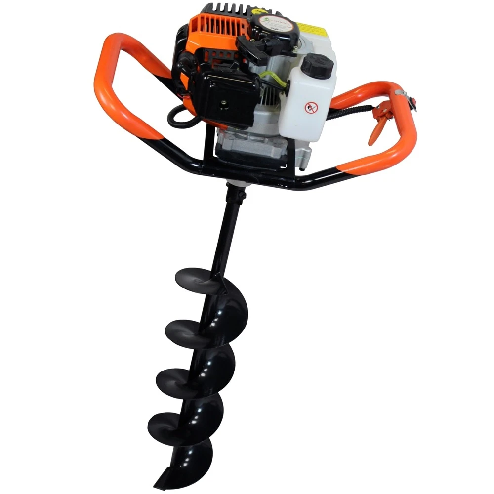 Tarière Thermique 52 Cm3, 3 Cv + Lot De 3 Mèches (100, 200 Et 300 Mm) 4 Tarière Thermique 52 Cm3, 3 Cv + Lot De 3 Mèches (100, 200 Et 300 Mm) – Image 2