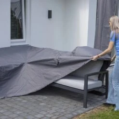 Madison Housse De Meubles D'extérieur 270 X 210 X 90 Cm Droit Gris -Jardinage Fournitures Soldes 643014019f9fe7.26454081