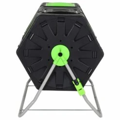 VIDAXL Composteur à Tambour à Double Chambre 88x60x74 Cm 210 L Pp -Jardinage Fournitures Soldes 643029063ffd95.67831258