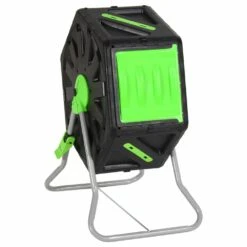 VIDAXL Composteur à Tambour 60x43x74 Cm 70 L Polypropylène -Jardinage Fournitures Soldes 6430290addf115.23494876