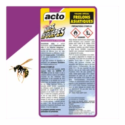 Lot De 4 Aérosols Acto Spécial Nids De Guepes - Efficacité Professionnelle - Vol -Jardinage Fournitures Soldes 64306baa4d7d0f2f