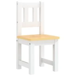 VIDAXL Ensemble De Table Et Chaises Pour Enfants 3 Pcs Blanc Et Beige -Jardinage Fournitures Soldes 64387d74ee09e6.90251389