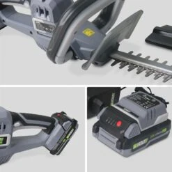 Voltr – Taille-haies Sans Fil 51cm – Avec Batterie Lithium Ion + Chargeur 20v. Normes Ce. Cache Lames Inclus -Jardinage Fournitures Soldes 6445ca33649968.71922918