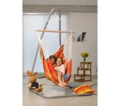 Amazonas Set Luna-brasil Papaya : Hamac+support -Jardinage Fournitures Soldes 6449891a25c288.82330701