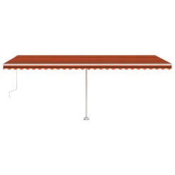 VIDAXL Auvent Automatique Capteur De Vent Led 600x300 Cm Orange Marron 13 VIDAXL Auvent Automatique Capteur De Vent Led 600x300 Cm Orange Marron -Jardinage Fournitures Soldes 64515c61386568.59678470