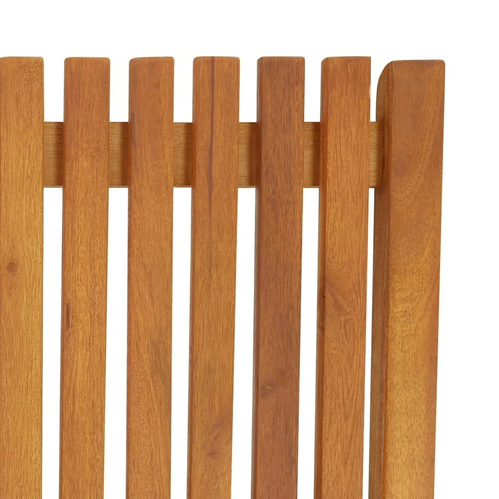 VIDAXL Chaise Longue Avec Coussin Bois D'acacia Solide 9 VIDAXL Chaise Longue Avec Coussin Bois D'acacia Solide – Image 7