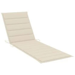 VIDAXL Chaise Longue De Jardin Avec Table Et Coussin Pin Imprégné -Jardinage Fournitures Soldes 64535321801388.39028877