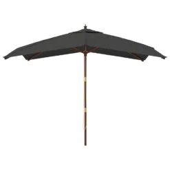 VIDAXL Parasol De Jardin Avec Mât En Bois Anthracite 300x300x273 Cm 11 VIDAXL Parasol De Jardin Avec Mât En Bois Anthracite 300x300x273 Cm -Jardinage Fournitures Soldes 645801e9a50cd1.43775327