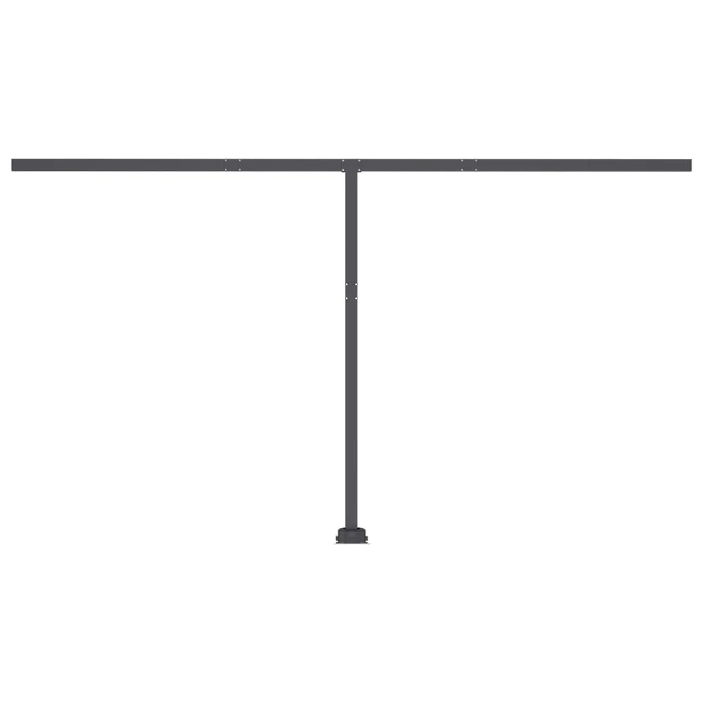 VIDAXL Auvent Manuel Rétractable Avec Led 400x300 Cm Anthracite 9 VIDAXL Auvent Manuel Rétractable Avec Led 400x300 Cm Anthracite – Image 7