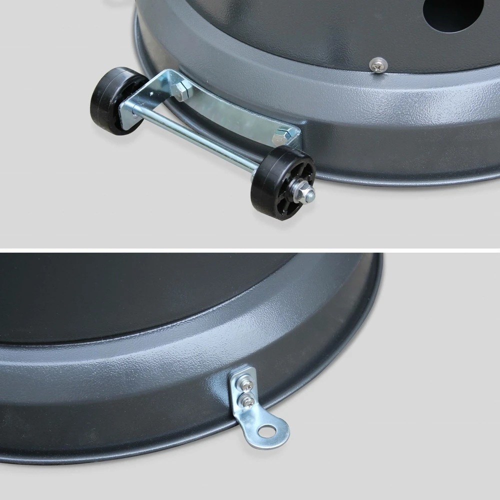 Chauffage D'extérieur Gaz 12.5kw - Finland - Parasol Chauffant Gris Réglable. Porte En Façade. Roulettes Et Housse 4 Chauffage D'extérieur Gaz 12.5kw - Finland - Parasol Chauffant Gris Réglable. Porte En Façade. Roulettes Et Housse – Image 2