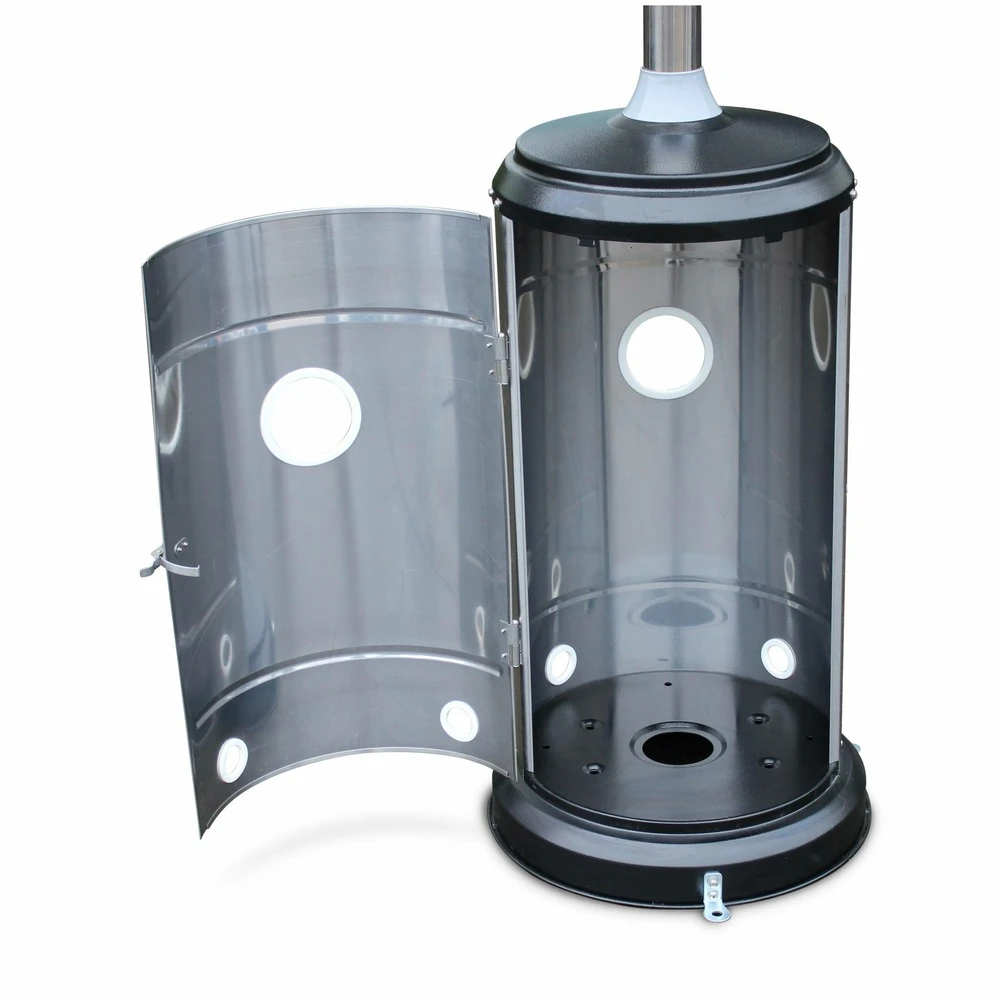 Chauffage D'extérieur Gaz 12.5kw - Finland - Parasol Chauffant En Acier Inoxydable. Réglable. Porte En Façade. Roulettes Et Housse 6 Chauffage D'extérieur Gaz 12.5kw - Finland - Parasol Chauffant En Acier Inoxydable. Réglable. Porte En Façade. Roulettes Et Housse – Image 4